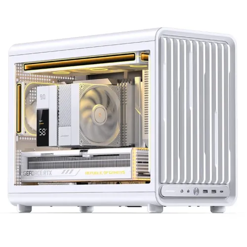Case PC JONSBO D33 White – Mini Tower M-ATX| VGA 435mm| AIO 360mm
